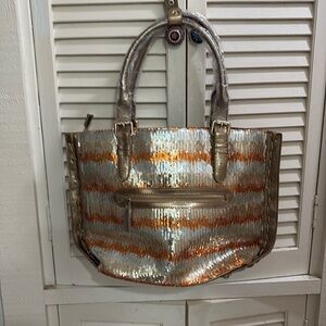 Brand New Sparkly Sharif Tote Bag NWT